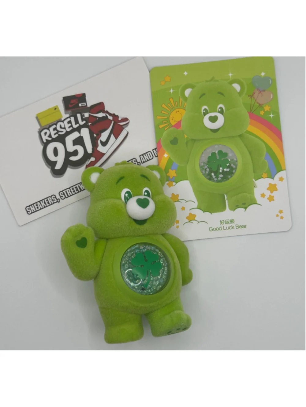 Pop Mart Care Bears Colorful Hugs Good Luck Bear Plush Figure Collectible Toy